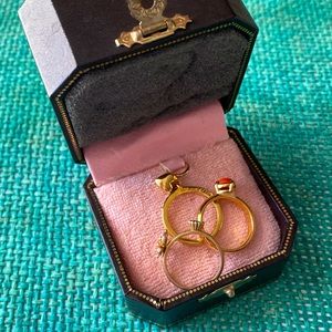 Juicy Couture Stackable Ring Set size 6